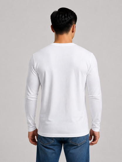 BORODOR- Long Sleeves White