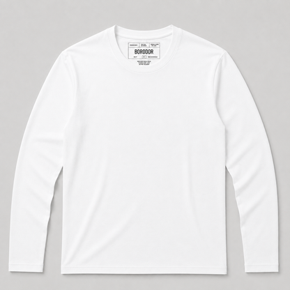 BORODOR- Long Sleeves White